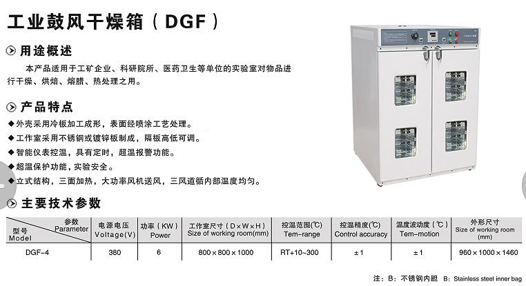 工业鼓风干燥箱(GDF)